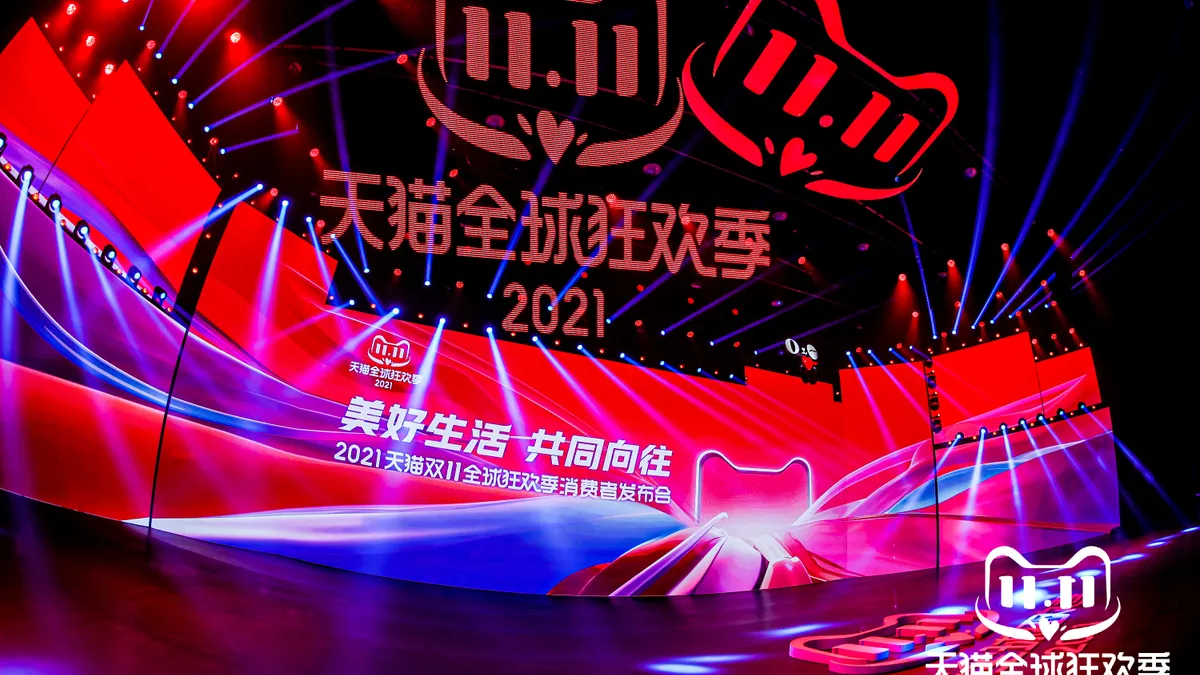 Alibaba prepares for its 2021 Global Shopping Festival.