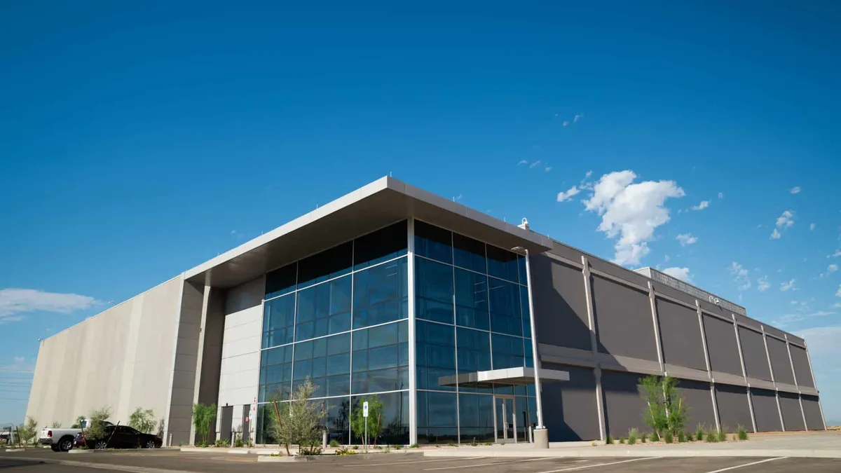 Groundview of EdgeCore's data center in Mesa, Arizona.