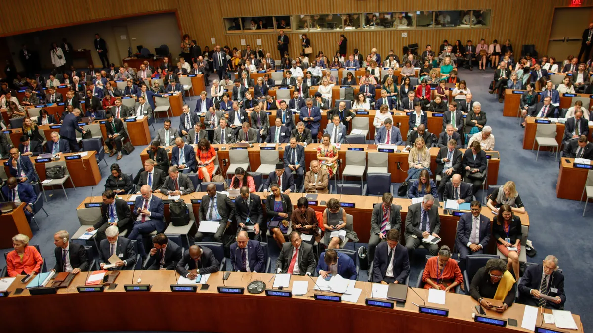 World leaders attended the Climate Ambition Summit at the United Nations Headquarters