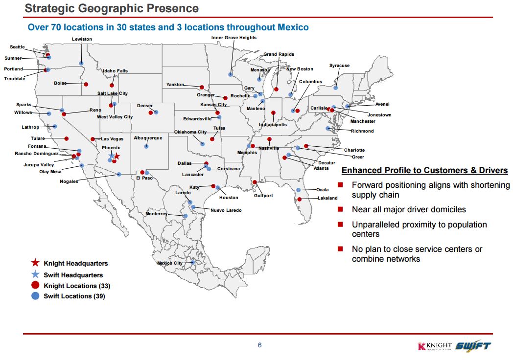 Knight-Swift Transportation network