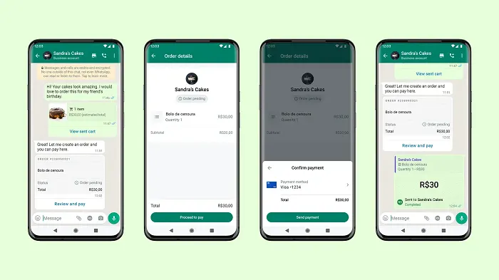 WhatsApp business search