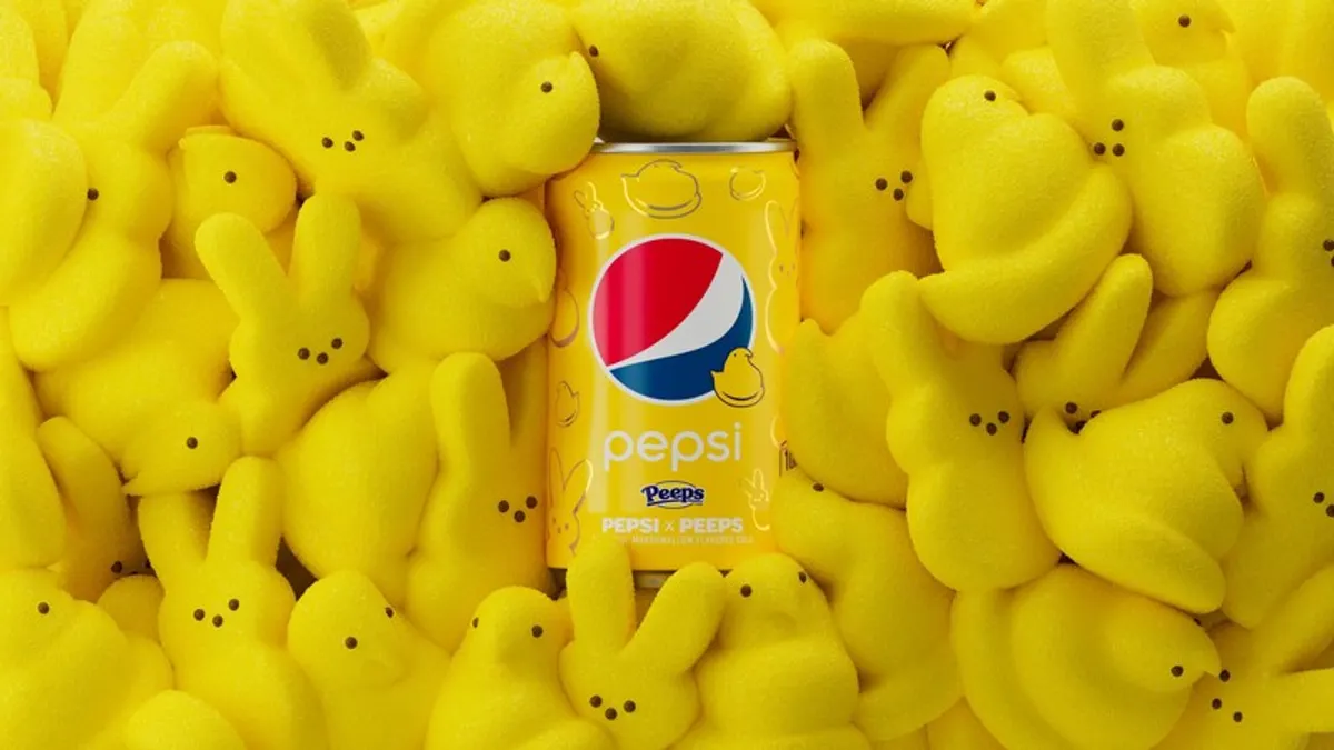 Pepsi is offering Pepsi X Peeps cans for spring 2021.