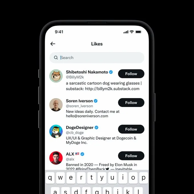 Twitter Like Search