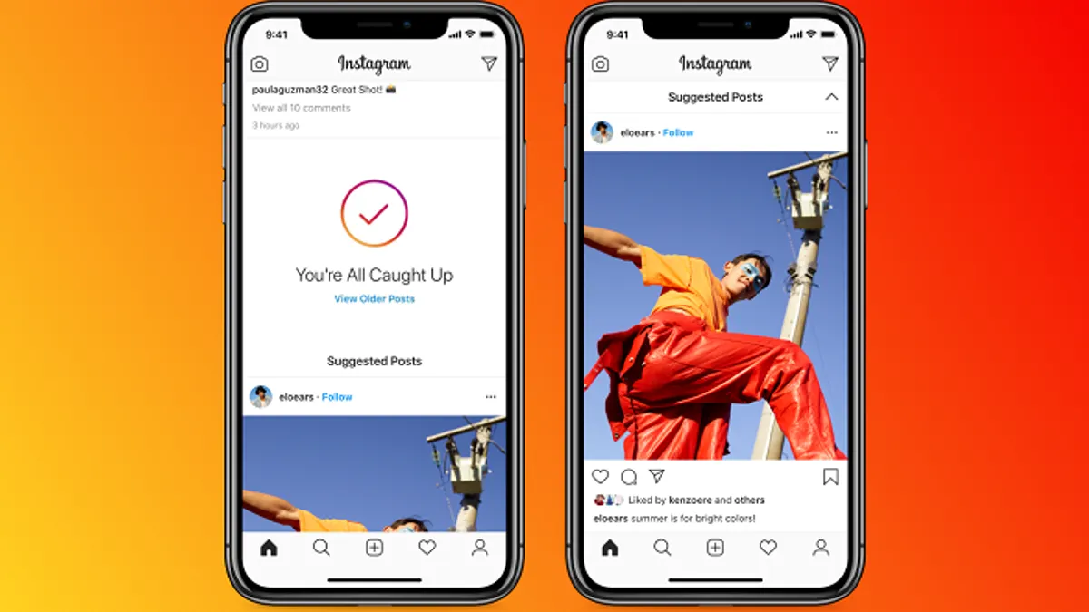 Instagram suggested posts