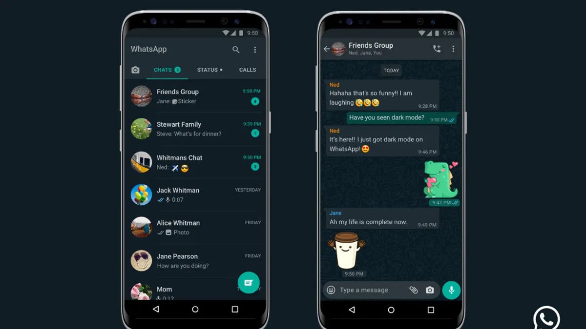 WhatsApp Dark Mode