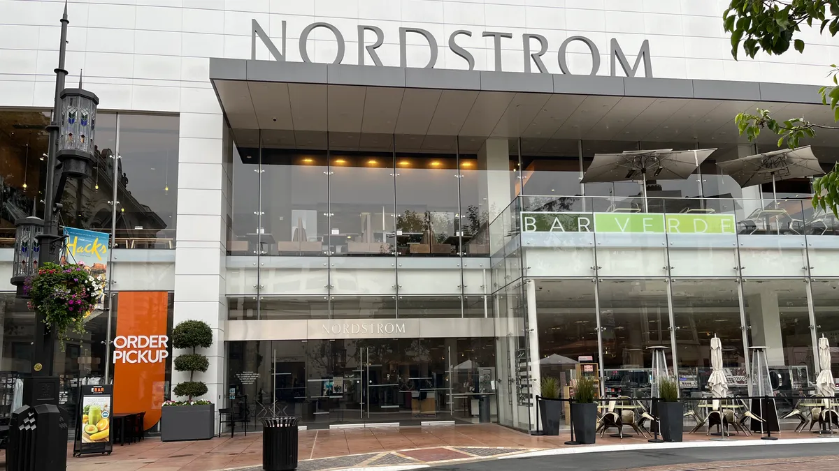 A Nordstrom storefront at The Grove shopping center in Los Angeles.