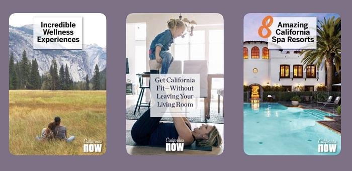 Pins from Visit California
