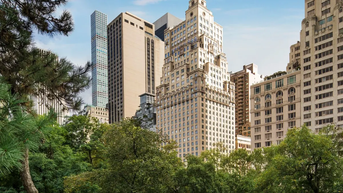 An exterior image of The Ritz-Carlton New York, Central Park