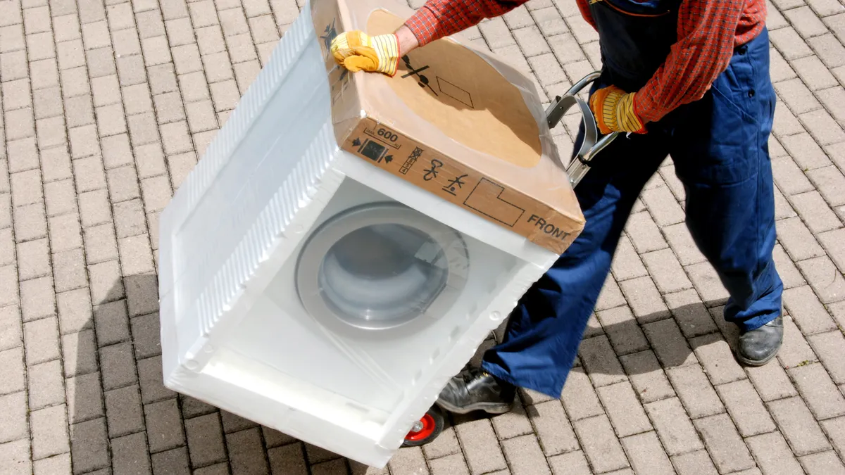 Delivery - new washing machine