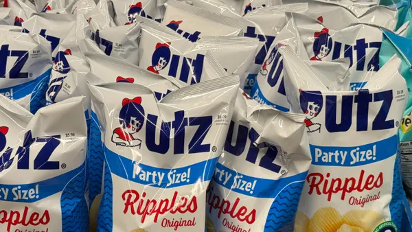 Bags of Utz potato chips at a Washington, D.C., store