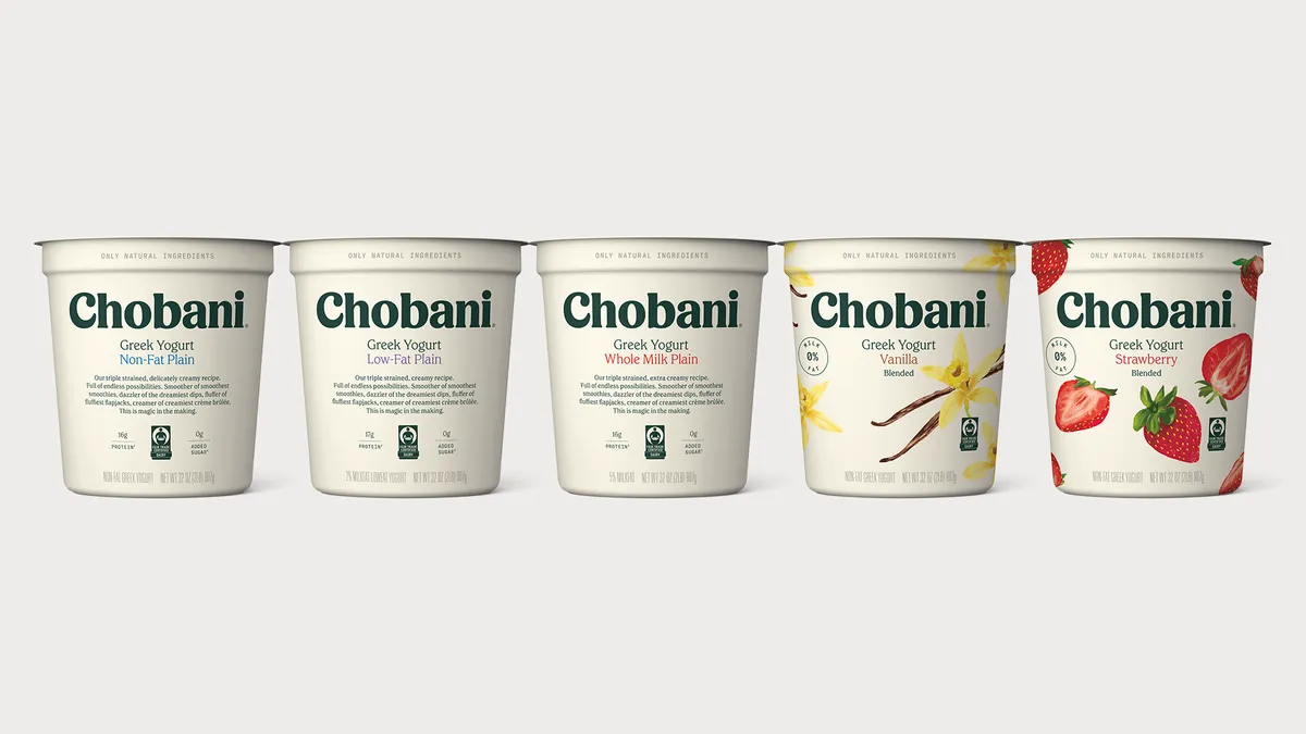 Chobani announced it had Fair Trade Certified yogurt in May 2021.