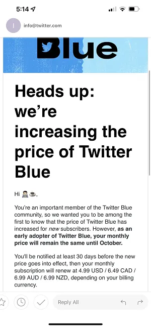Twitter Blue