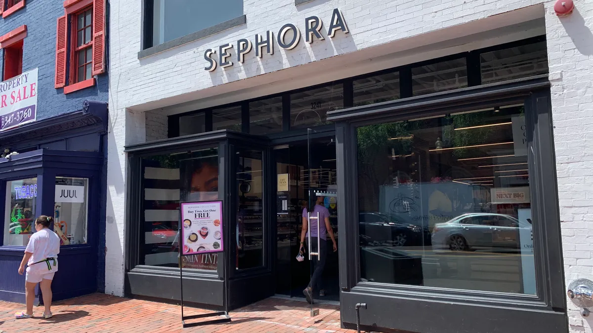 A Sephora storefront in Georgetown