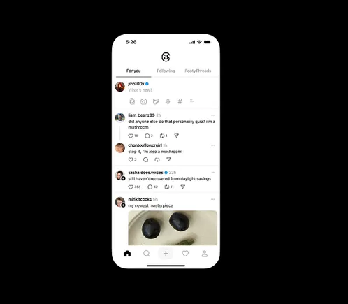 Threads Will Now Display Alternate Feeds at the Top of the Main Feed