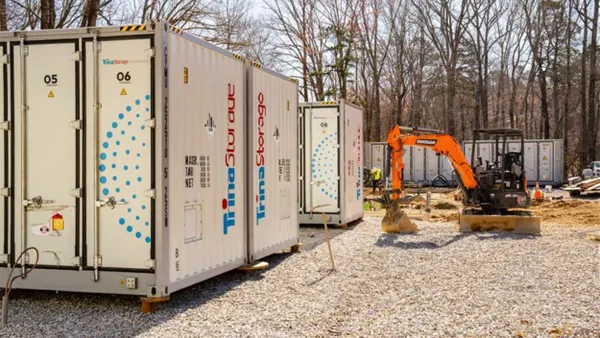 A distribution-level battery storage project