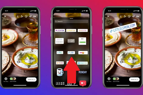 Instagram Stories links