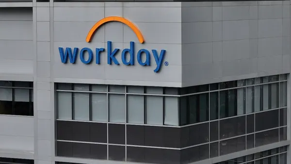 An aerial view of the Workday building