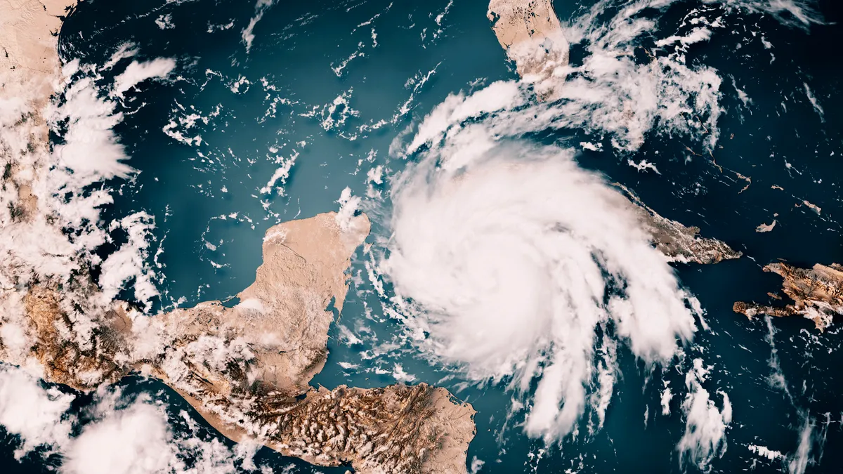 Cloud view of Hurricane Ian