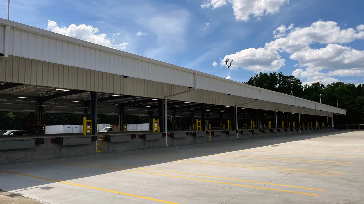 An XPO service center in Georgia that recently received an expansion.