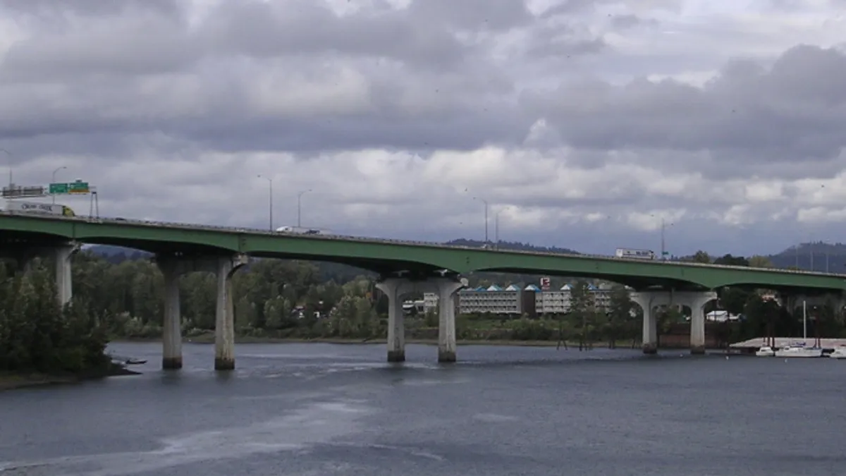 Abernethy Bridge in Oregon City, Oregon