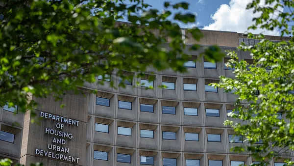 The Robert C. Weaver Federal Building, the current headquarters of the U.S. Department of Housing and Urban Development.
