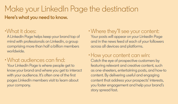 LinkedIn company page tips
