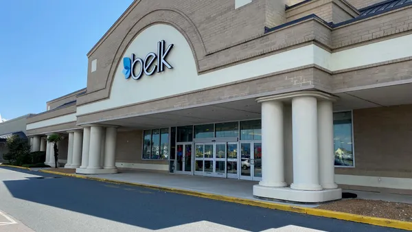 Belk storefront.