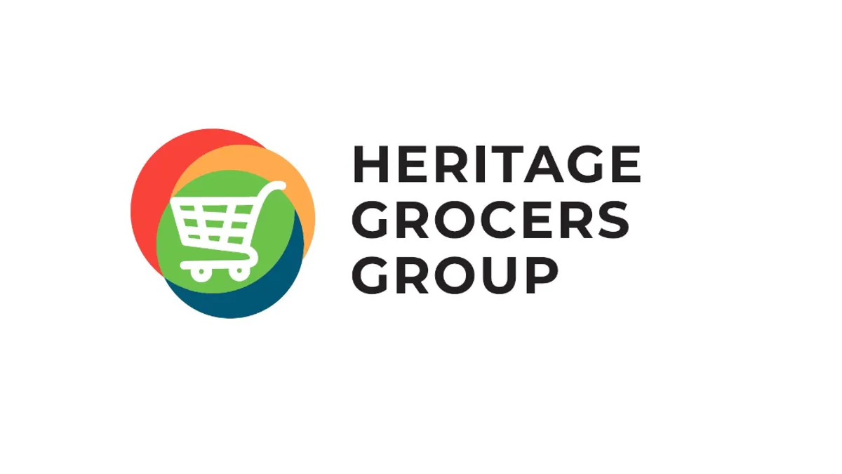 The company logo for Heritage Grocers Group.