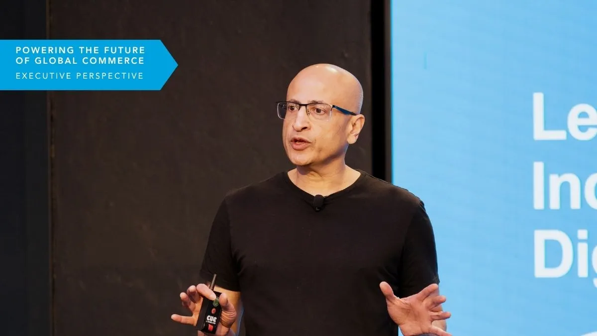 Man speaking at an event