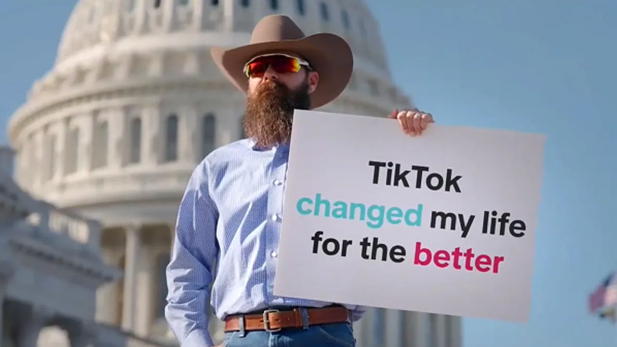 TikTok ad campaign