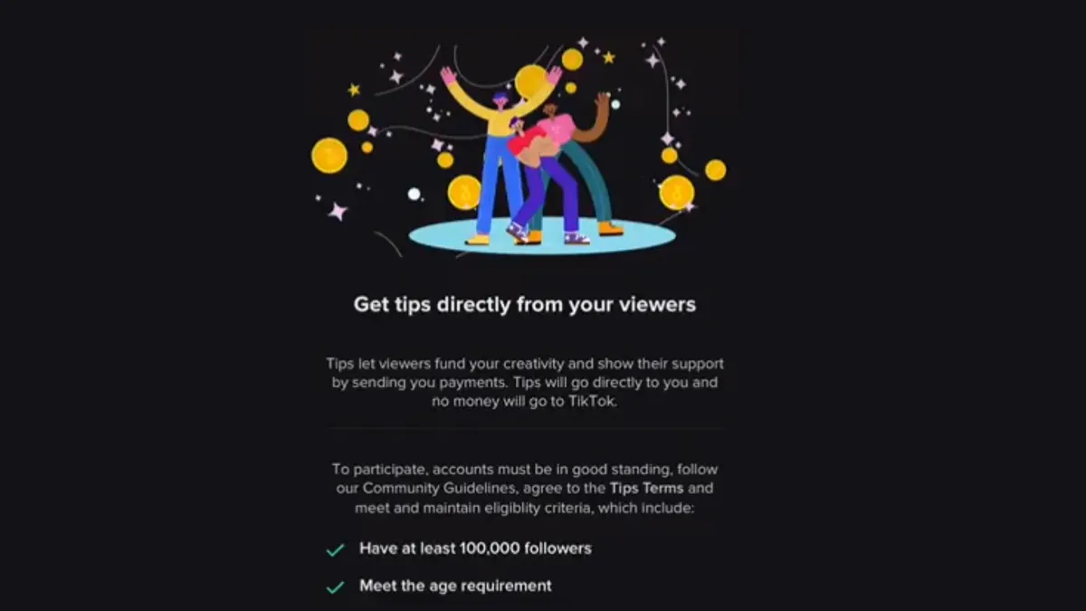 TikTok tips