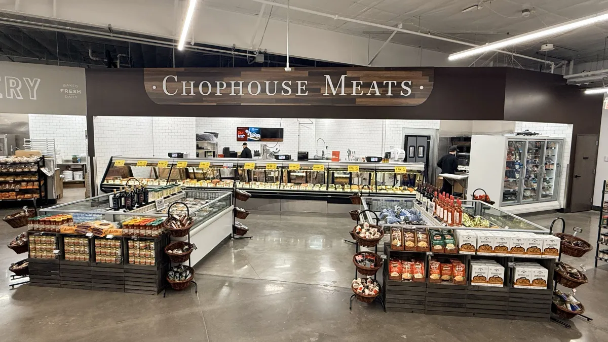 Hy-Vee store in Tea, South Dakota's, meat department