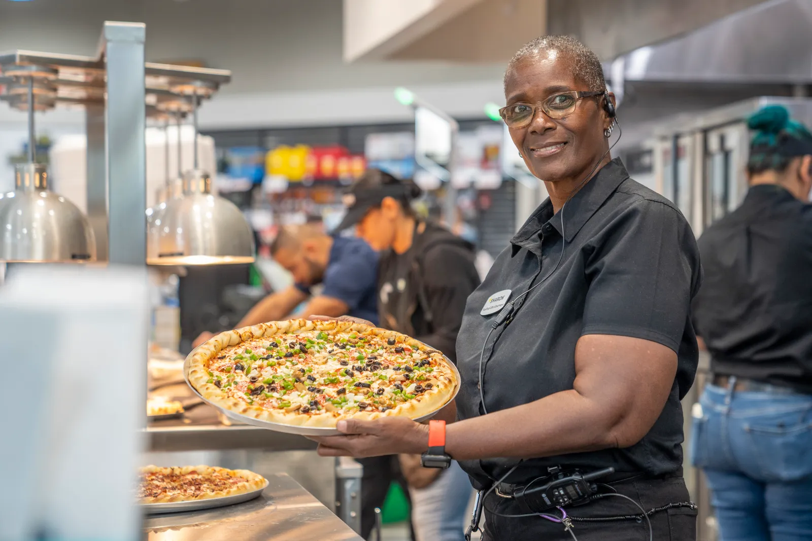 A Pilot foodservice employee.