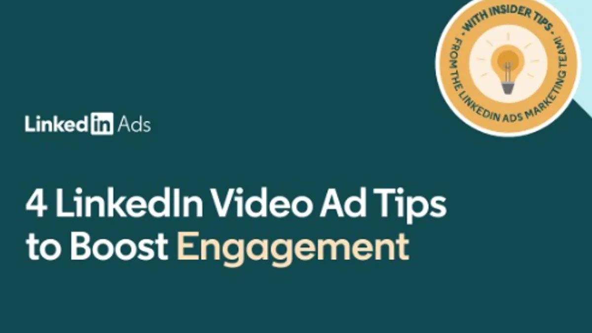 LinkedIn video content tips infographic