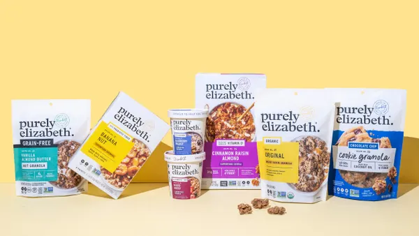 A product shot of multiple items from Purely Elizabeth.
