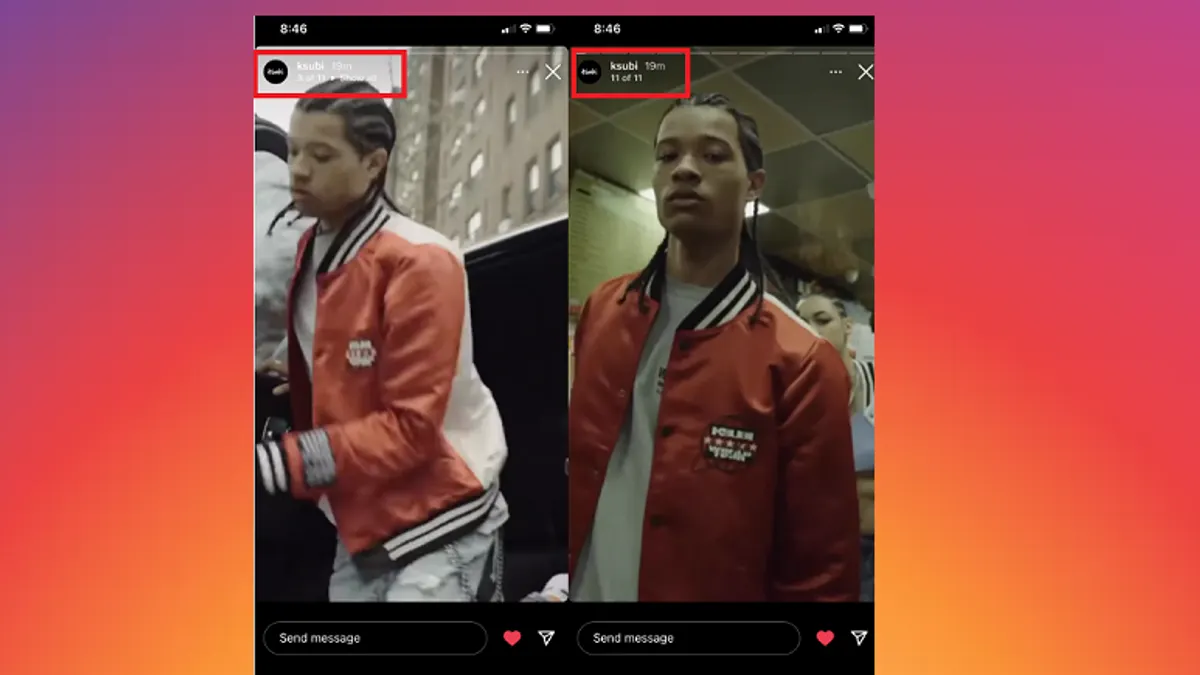 Instagram Stories UI