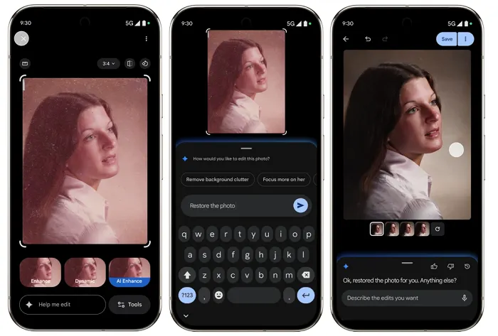 Google Pixel editor