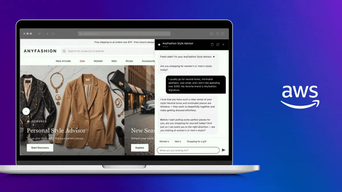 Amazon's AWS agentic shopping assistant for retailers.