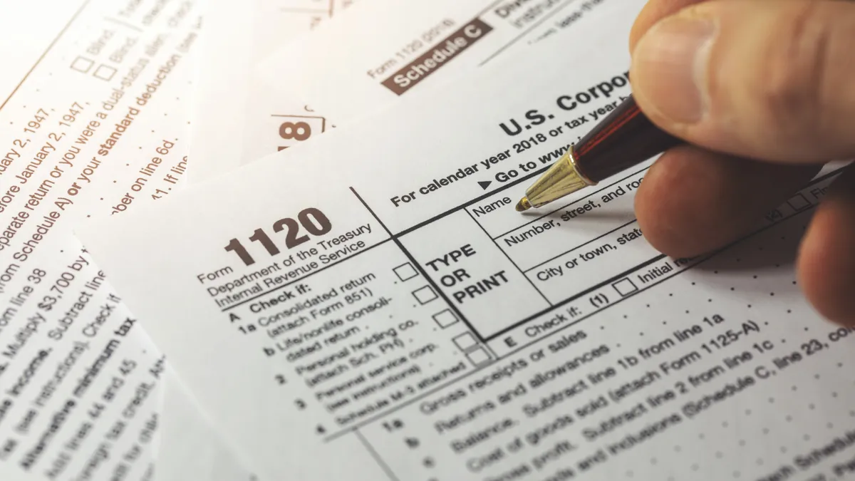 filing corporation income tax return form 1120