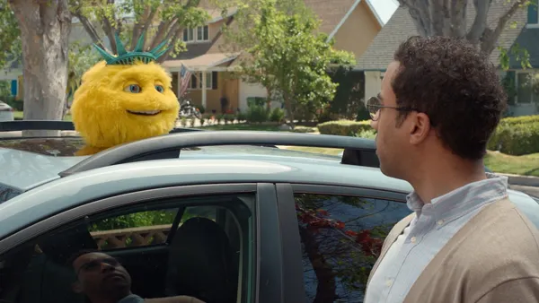 Liberty Mutual's Liberty Biberty character