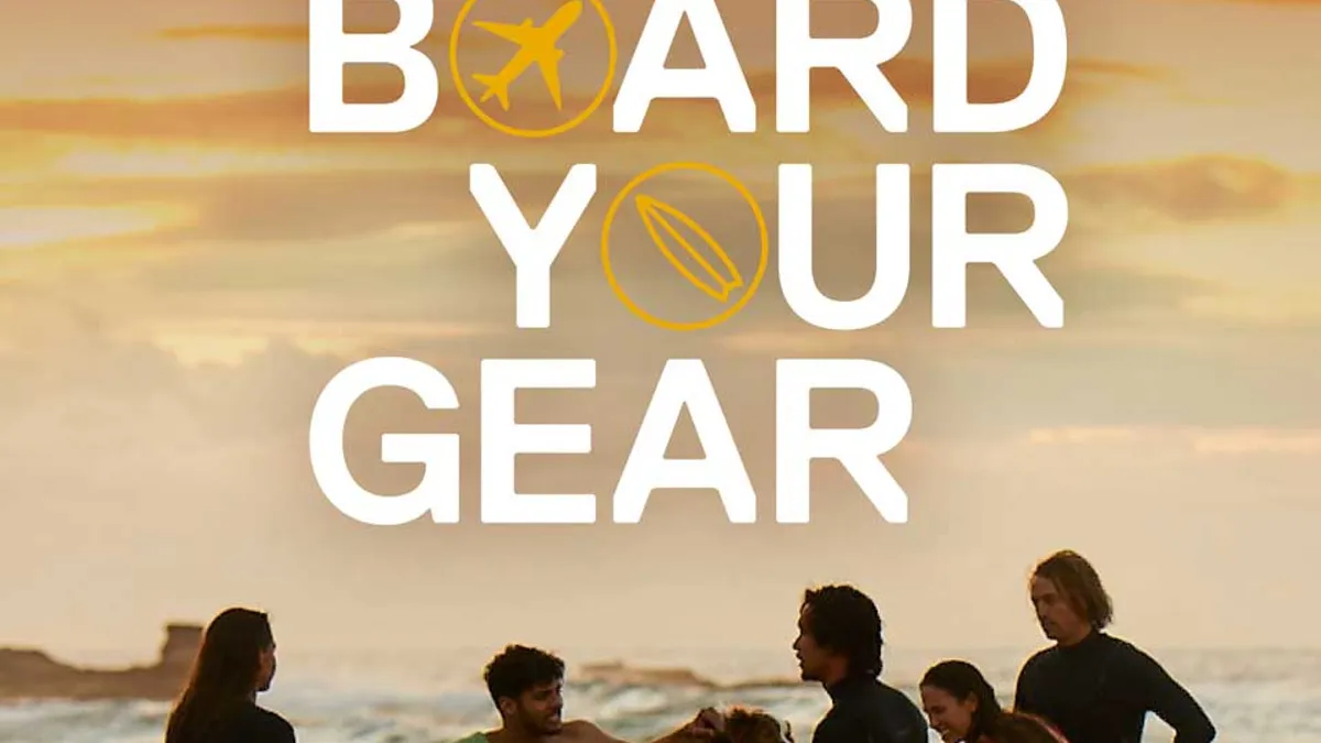 Michelob Ultra Pure Gold image for "Board Your Gear" campaign