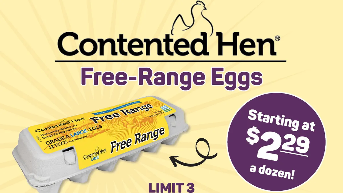 Ad for Natural Grocers new limited-time discounted eggs