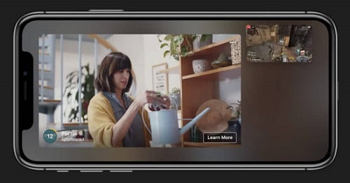 Facebook mid-roll live stream ad