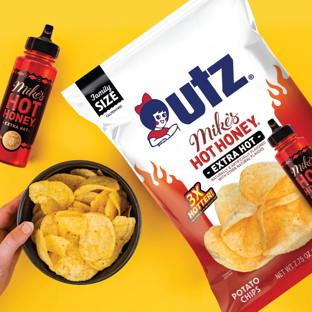 Utz Mike’s Hot Honey chip bag