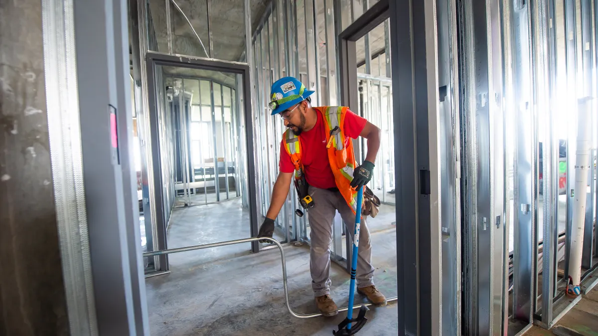 Photo of construction worker