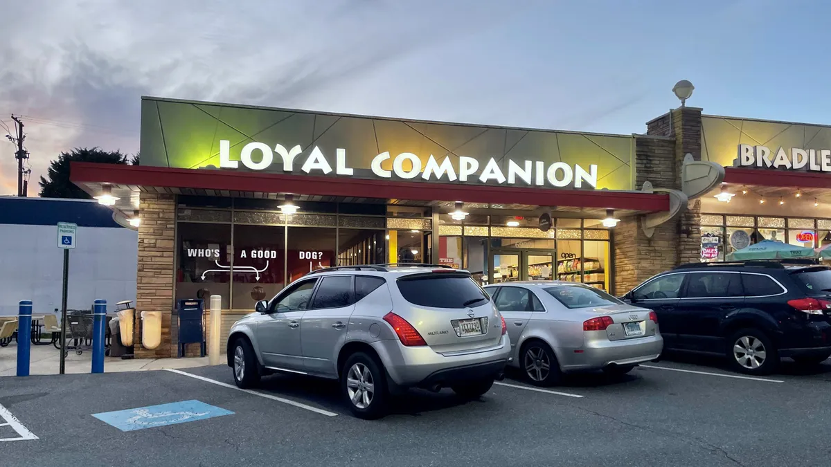 Exterior of a Loyal Companion store in Bethesda, Maryland