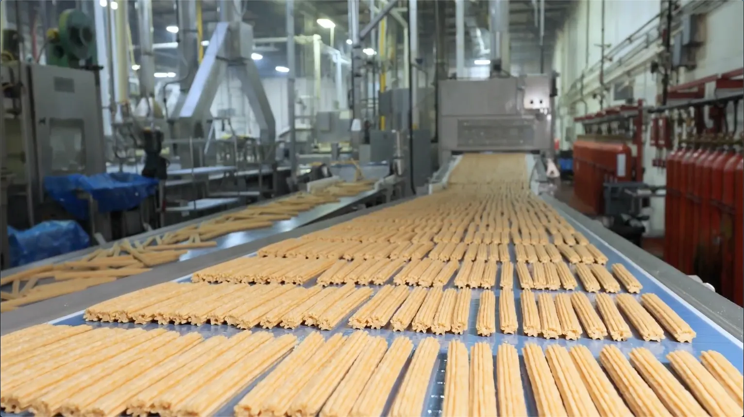Hola Churros being produced by J&J Snack Foods.