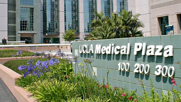 Entrance at the UCLA Medical Plaza
