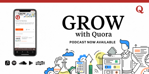 Grow with Quora podcast header