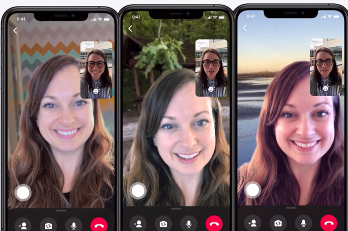 Facebook Messenger virtual background